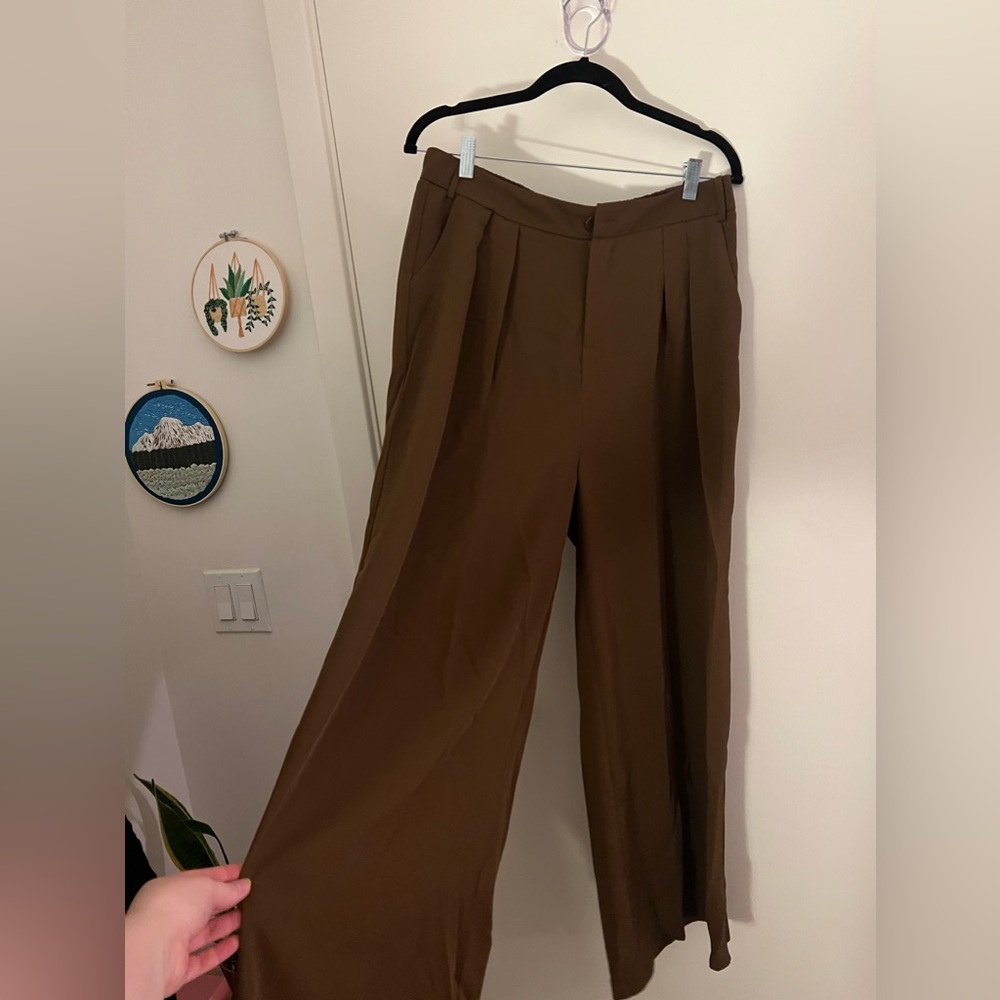 Kocowoo Women's High Waist Casual Wide Leg Palazzo Pants